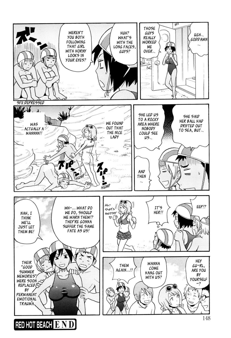 Hentai Manga Comic-Red Hot Beach-Read-24